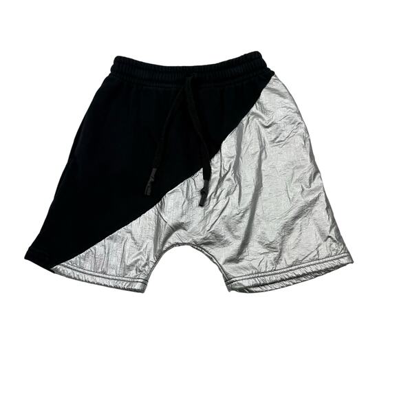 Nununu Duo Black & Silver Shorts - Picture 1 of 7